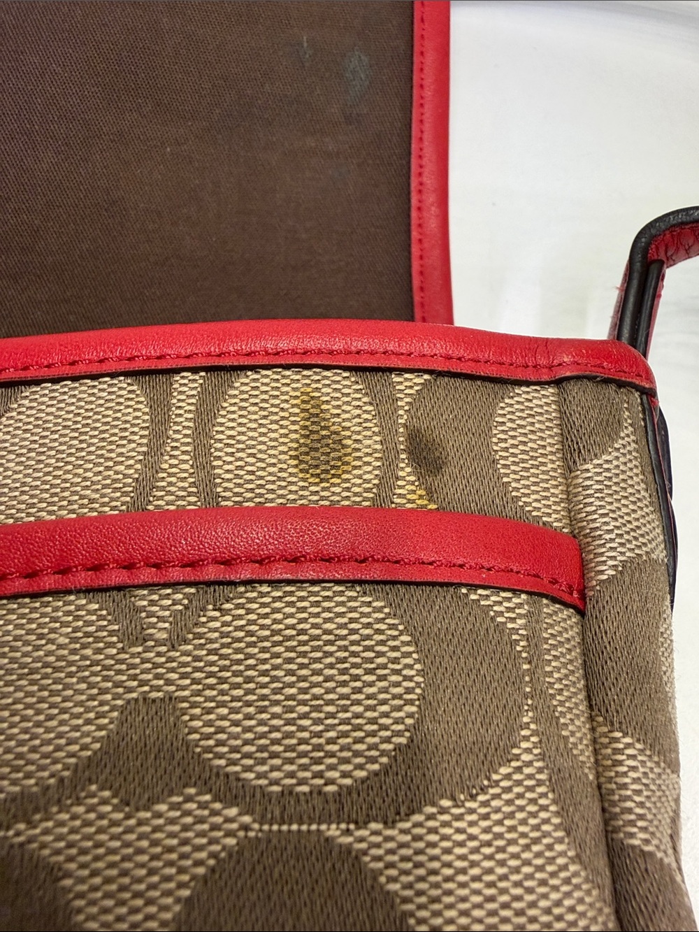 COACH HADLEY SIGNATURE FIELD CROSSBODY BAG #F30601 - Picture 12 of 12